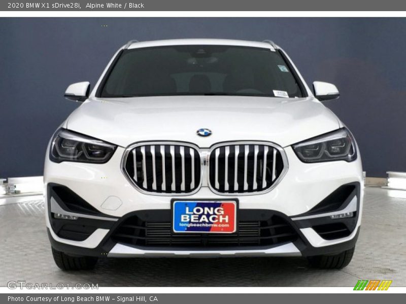 Alpine White / Black 2020 BMW X1 sDrive28i