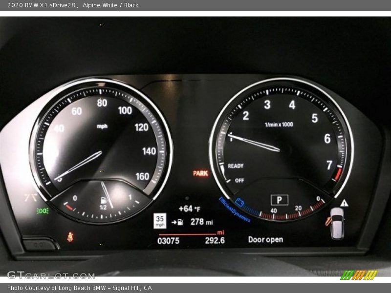 Alpine White / Black 2020 BMW X1 sDrive28i