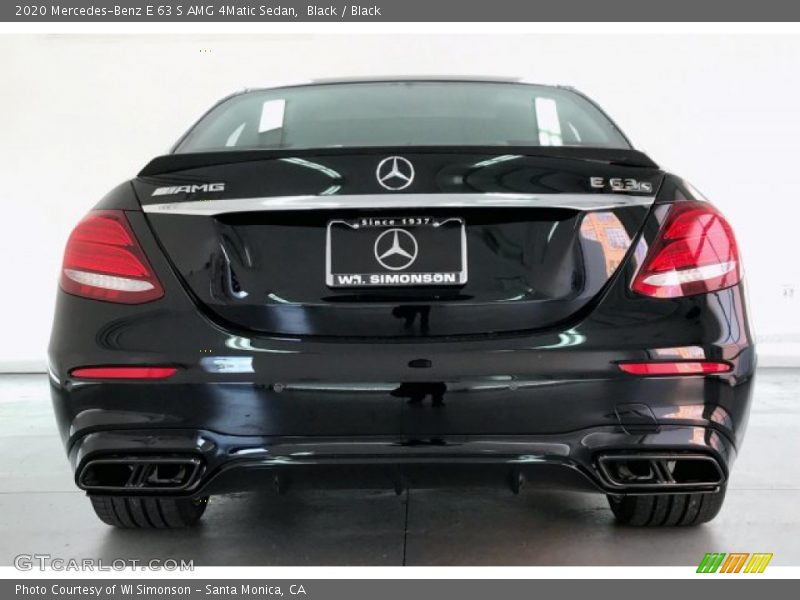 Black / Black 2020 Mercedes-Benz E 63 S AMG 4Matic Sedan