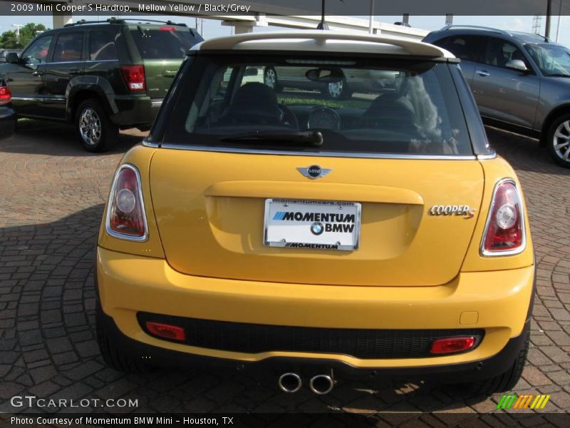Mellow Yellow / Black/Grey 2009 Mini Cooper S Hardtop