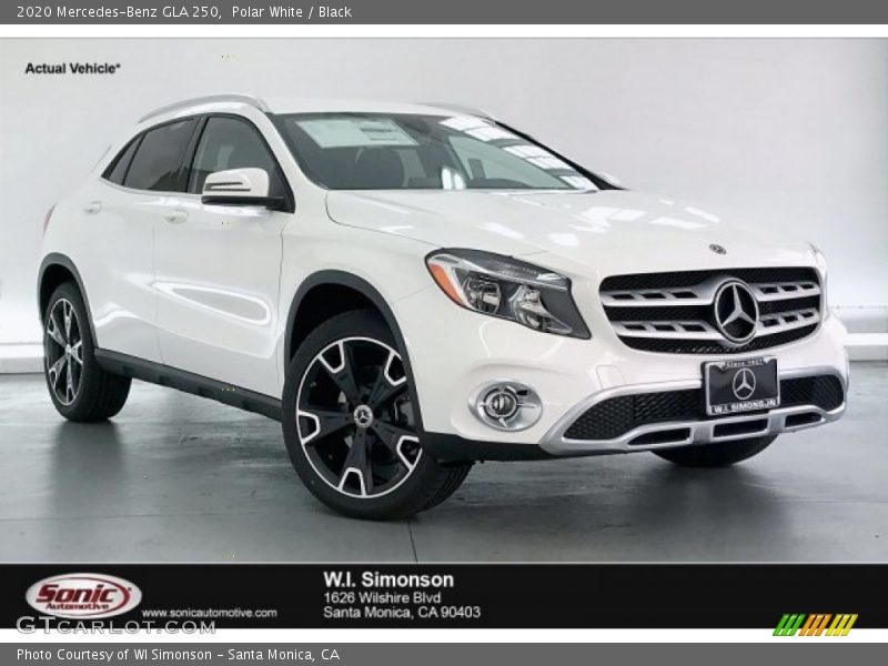 Polar White / Black 2020 Mercedes-Benz GLA 250
