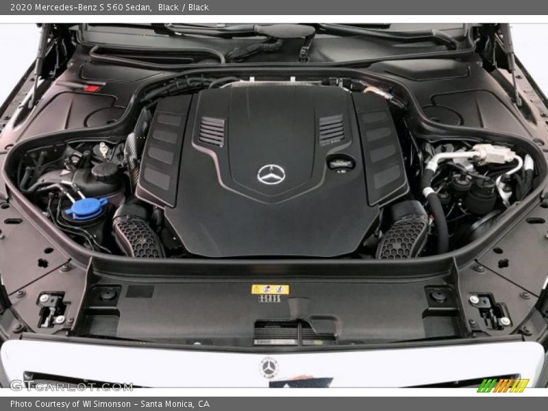 Black / Black 2020 Mercedes-Benz S 560 Sedan