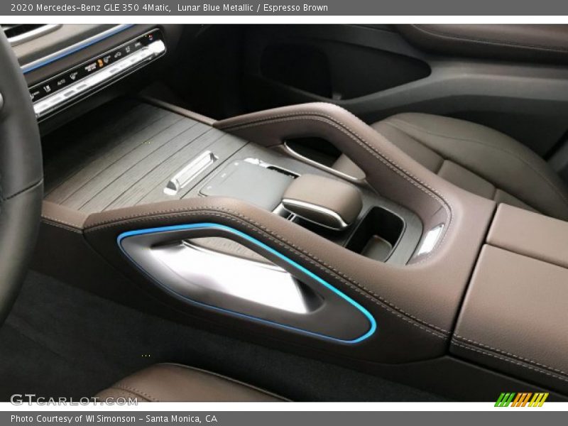 Lunar Blue Metallic / Espresso Brown 2020 Mercedes-Benz GLE 350 4Matic