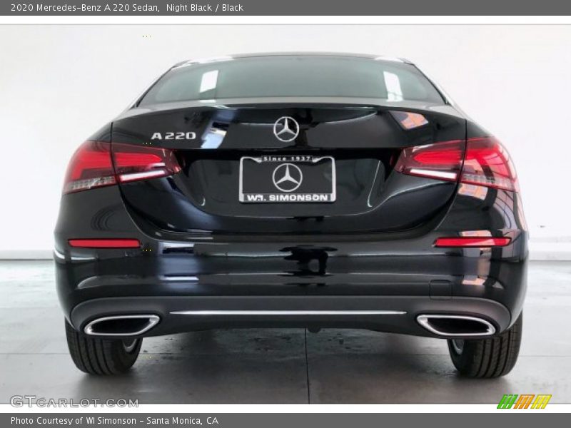 Night Black / Black 2020 Mercedes-Benz A 220 Sedan