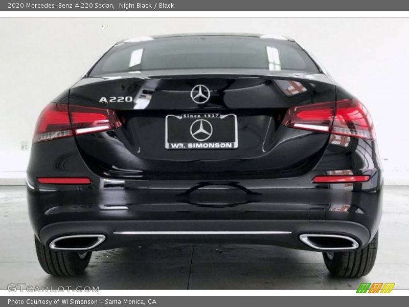 Night Black / Black 2020 Mercedes-Benz A 220 Sedan