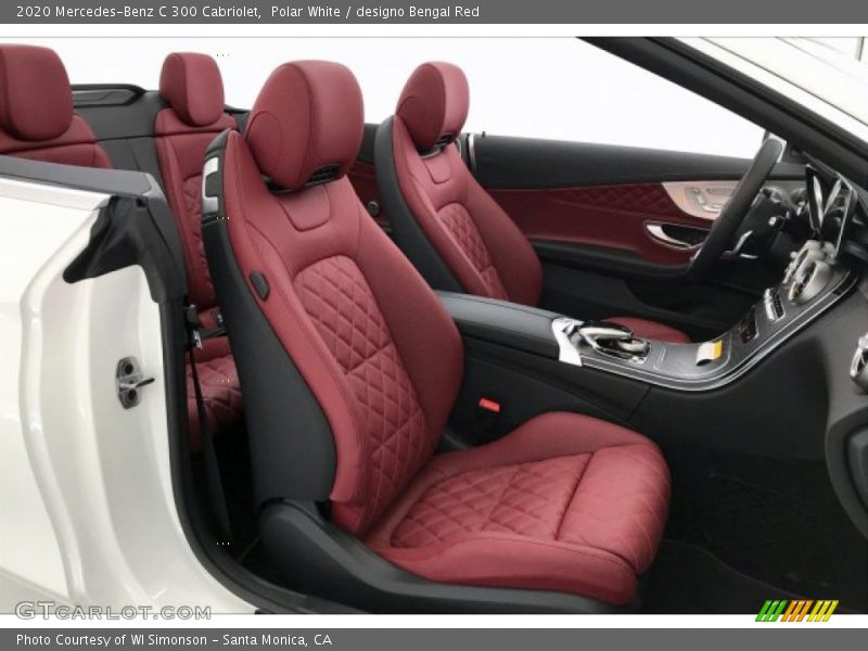  2020 C 300 Cabriolet designo Bengal Red Interior