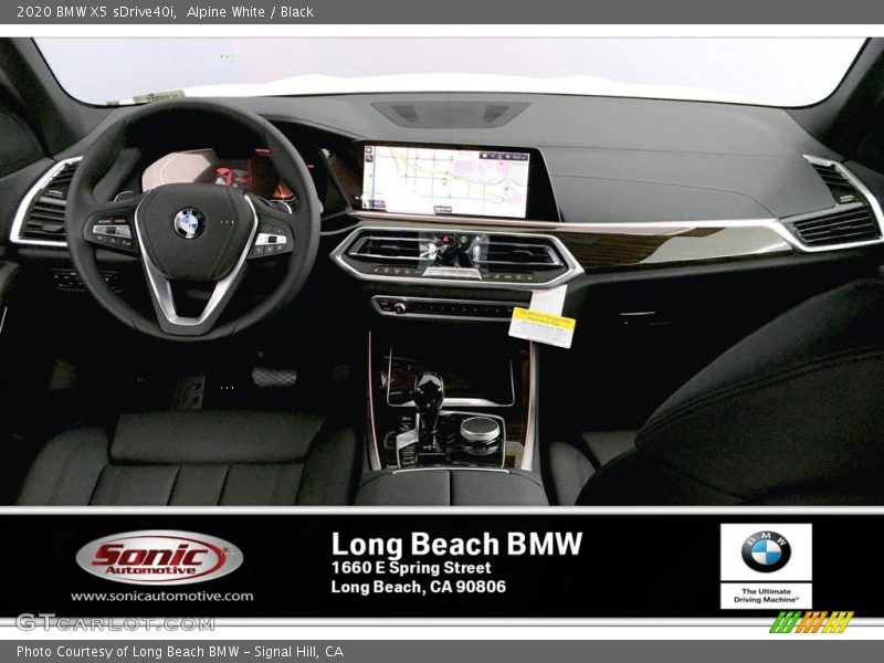 Alpine White / Black 2020 BMW X5 sDrive40i