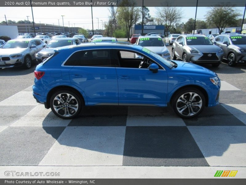 Turbo Blue / Rotor Gray 2020 Audi Q3 Premium Plus quattro