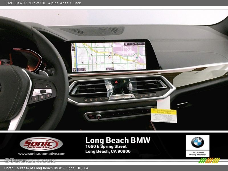Alpine White / Black 2020 BMW X5 sDrive40i