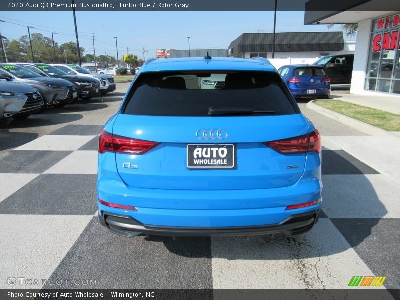 Turbo Blue / Rotor Gray 2020 Audi Q3 Premium Plus quattro