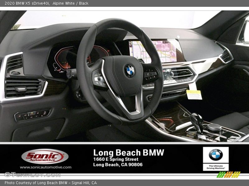 Alpine White / Black 2020 BMW X5 sDrive40i