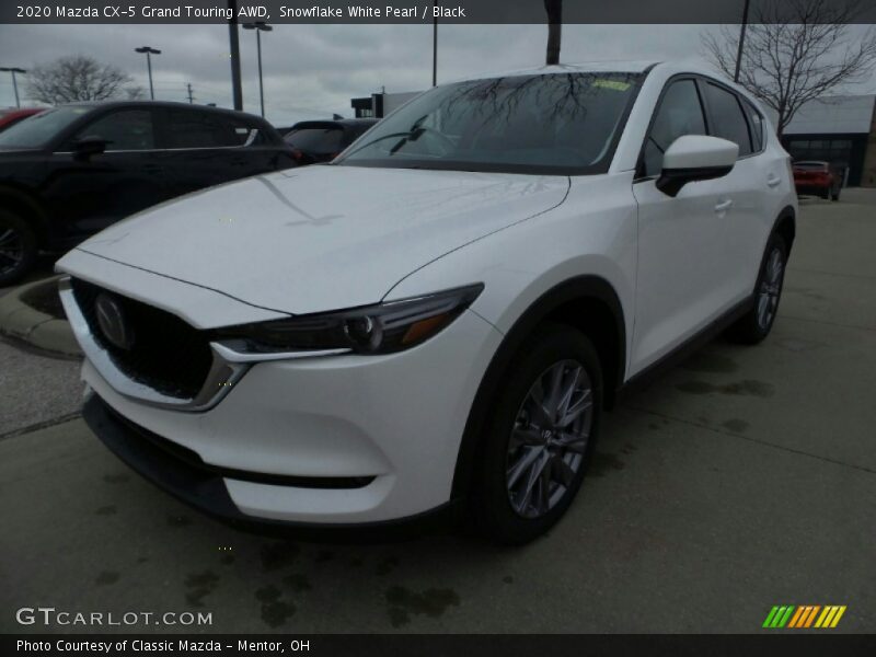 Snowflake White Pearl / Black 2020 Mazda CX-5 Grand Touring AWD