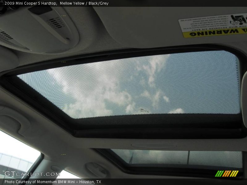 Mellow Yellow / Black/Grey 2009 Mini Cooper S Hardtop