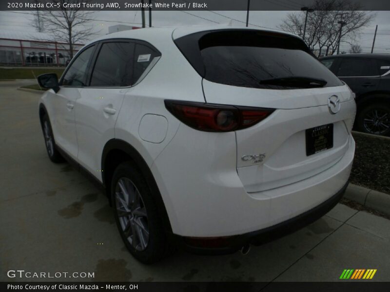 Snowflake White Pearl / Black 2020 Mazda CX-5 Grand Touring AWD
