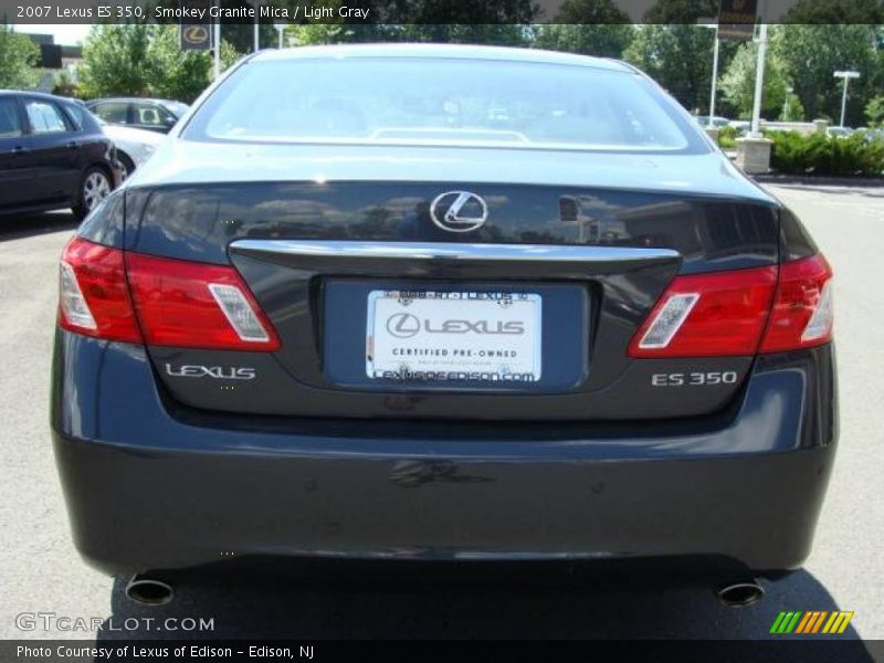 Smokey Granite Mica / Light Gray 2007 Lexus ES 350