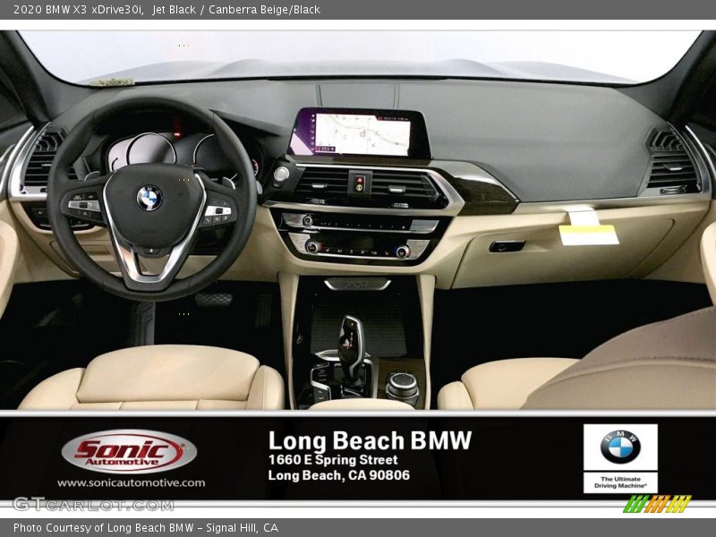 Jet Black / Canberra Beige/Black 2020 BMW X3 xDrive30i