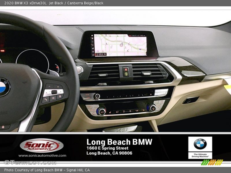 Jet Black / Canberra Beige/Black 2020 BMW X3 xDrive30i