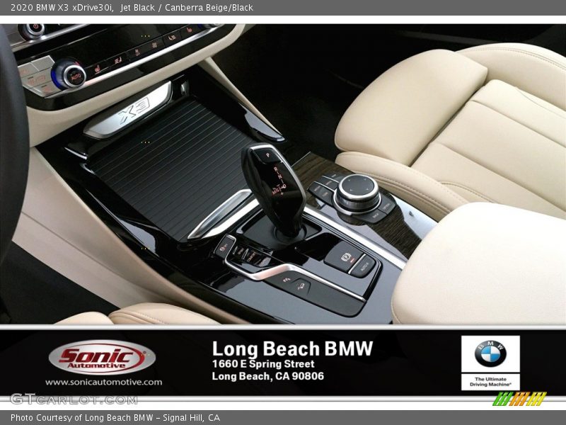 Jet Black / Canberra Beige/Black 2020 BMW X3 xDrive30i