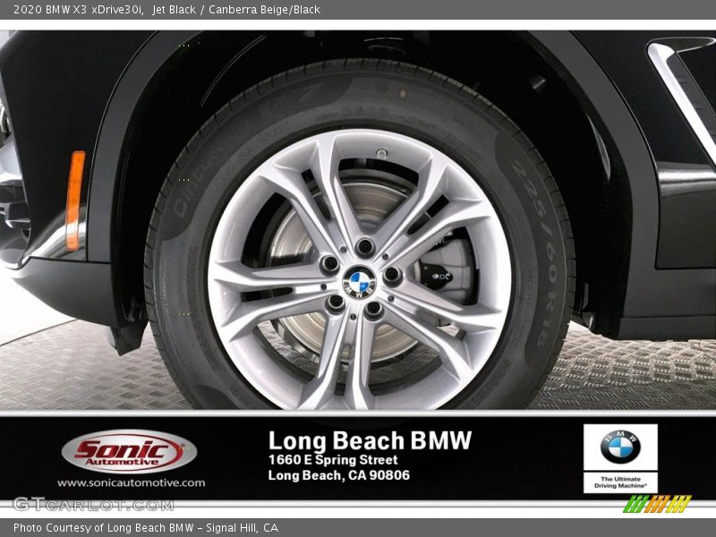 Jet Black / Canberra Beige/Black 2020 BMW X3 xDrive30i