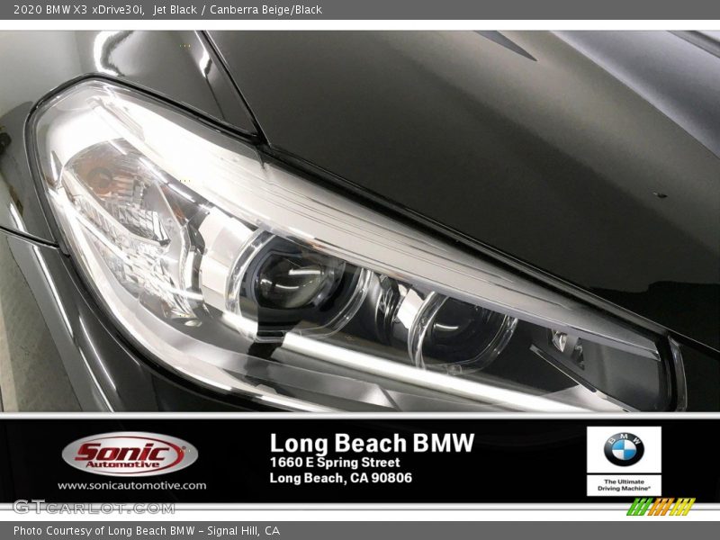 Jet Black / Canberra Beige/Black 2020 BMW X3 xDrive30i