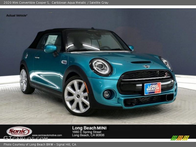 Caribbean Aqua Metallic / Satellite Gray 2020 Mini Convertible Cooper S