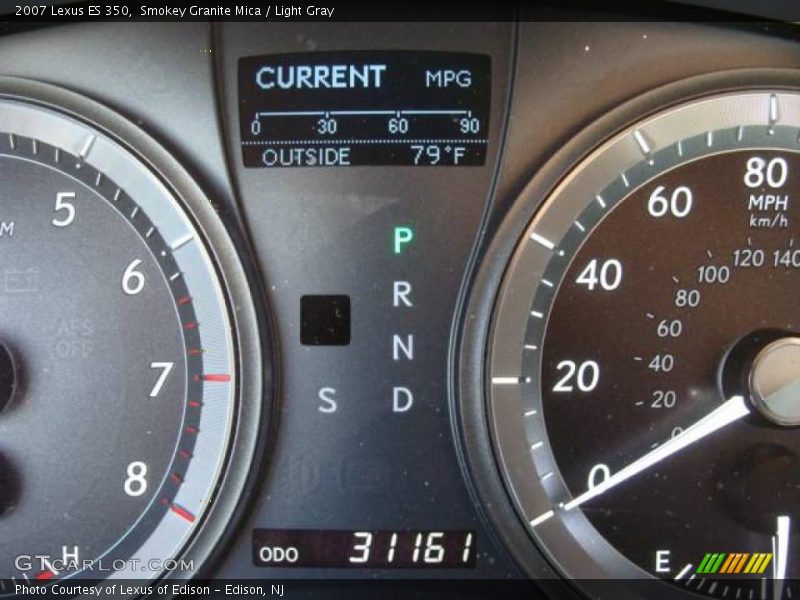 Smokey Granite Mica / Light Gray 2007 Lexus ES 350