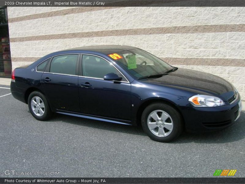 Imperial Blue Metallic / Gray 2009 Chevrolet Impala LT