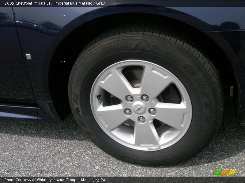 Imperial Blue Metallic / Gray 2009 Chevrolet Impala LT