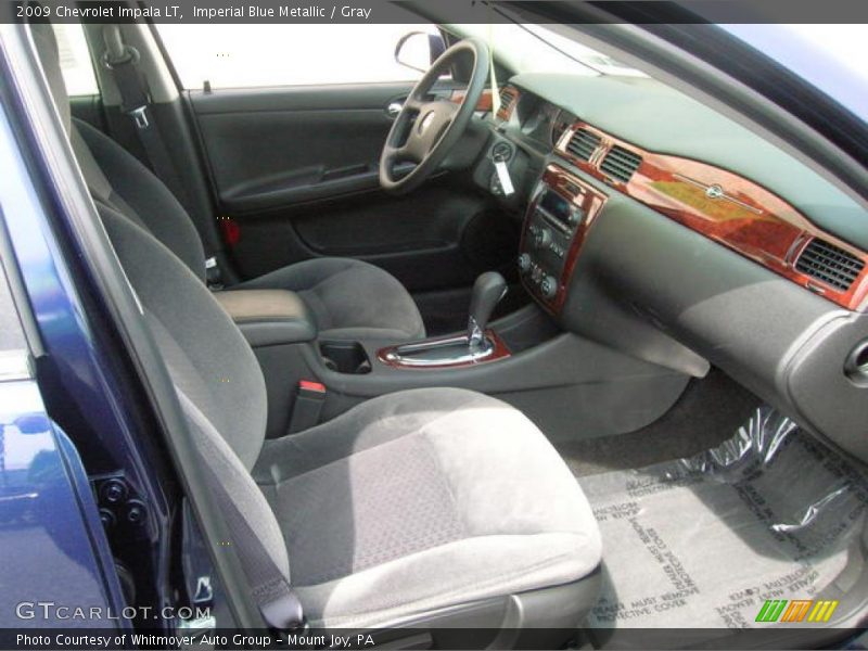 Imperial Blue Metallic / Gray 2009 Chevrolet Impala LT