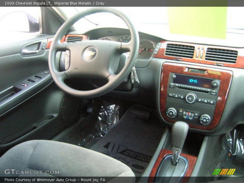 Imperial Blue Metallic / Gray 2009 Chevrolet Impala LT