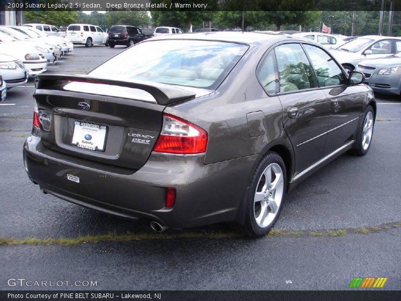 Deep Bronze Metallic / Warm Ivory 2009 Subaru Legacy 2.5i Sedan