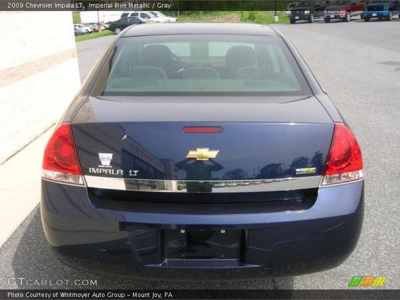 Imperial Blue Metallic / Gray 2009 Chevrolet Impala LT
