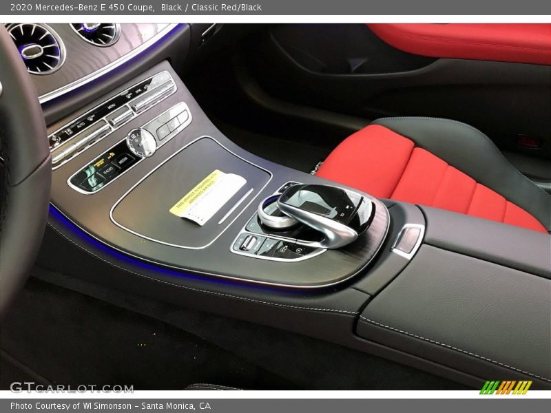 Controls of 2020 E 450 Coupe