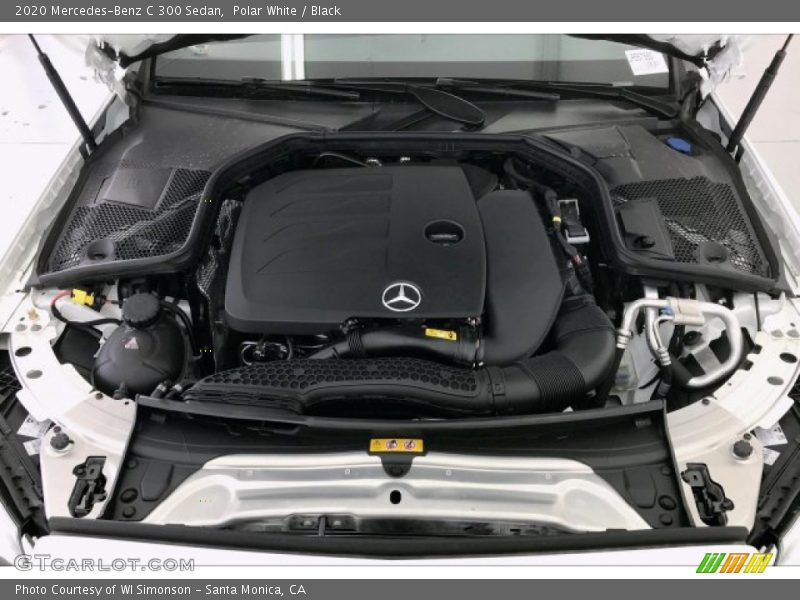 Polar White / Black 2020 Mercedes-Benz C 300 Sedan