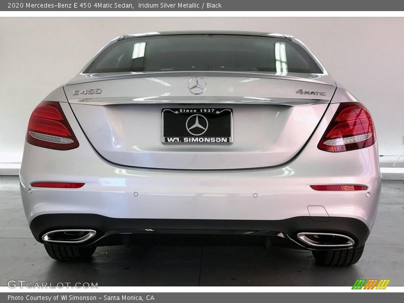 Iridium Silver Metallic / Black 2020 Mercedes-Benz E 450 4Matic Sedan