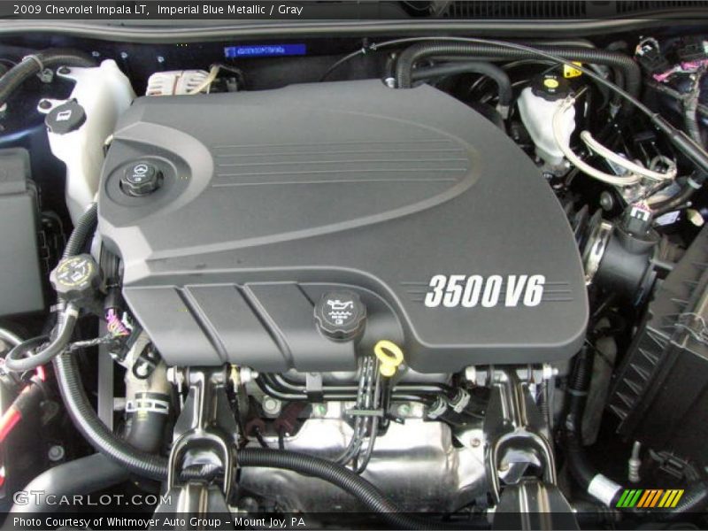 Imperial Blue Metallic / Gray 2009 Chevrolet Impala LT