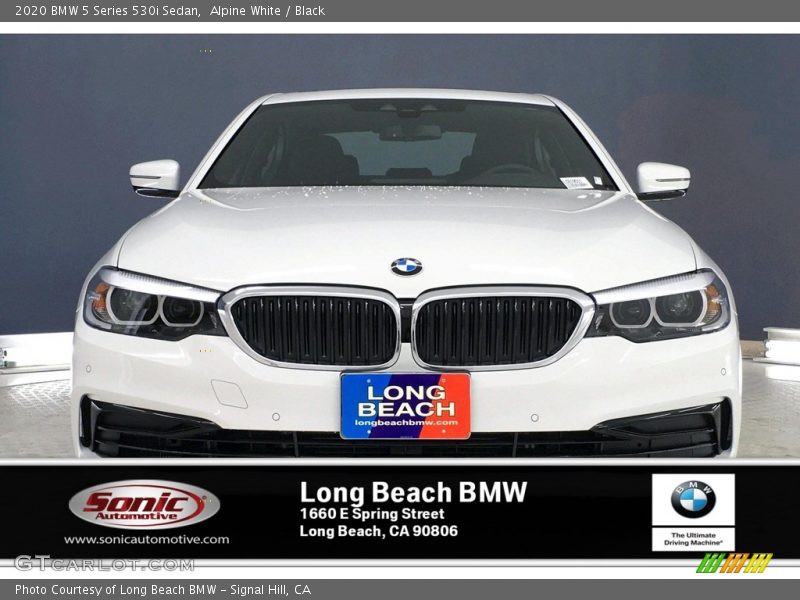 Alpine White / Black 2020 BMW 5 Series 530i Sedan