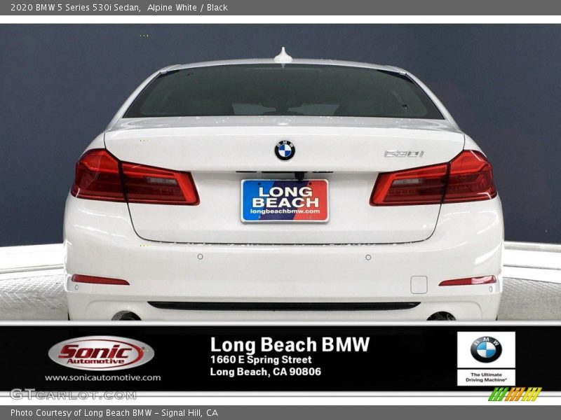 Alpine White / Black 2020 BMW 5 Series 530i Sedan