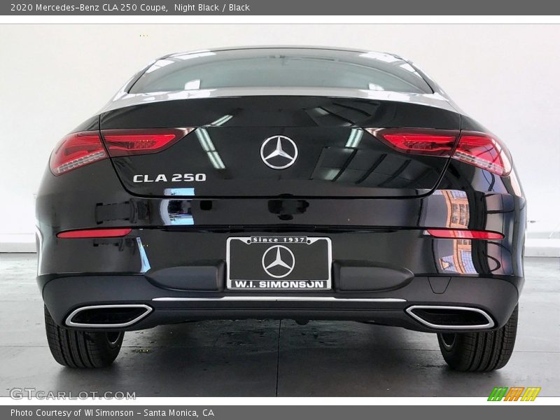 Night Black / Black 2020 Mercedes-Benz CLA 250 Coupe