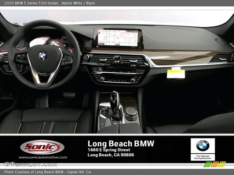 Alpine White / Black 2020 BMW 5 Series 530i Sedan