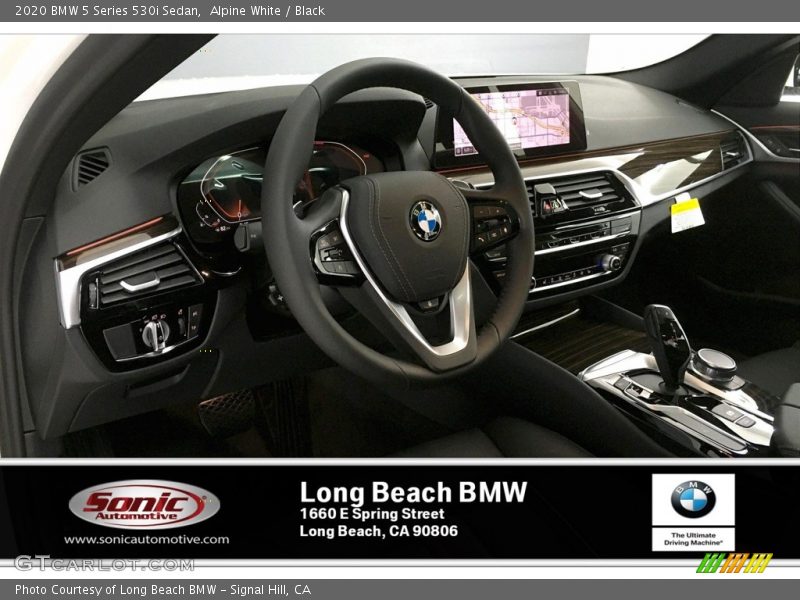 Alpine White / Black 2020 BMW 5 Series 530i Sedan