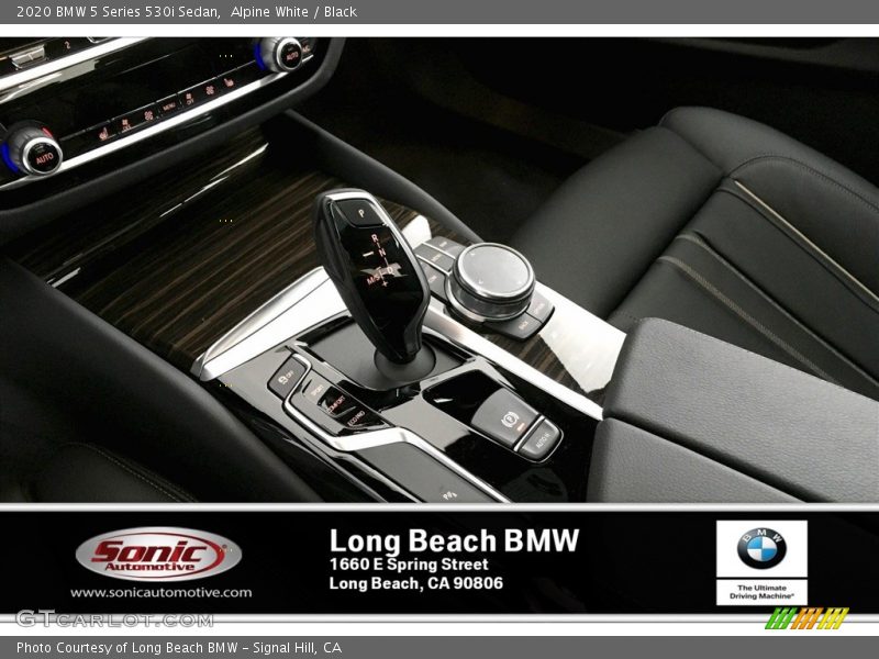 Alpine White / Black 2020 BMW 5 Series 530i Sedan
