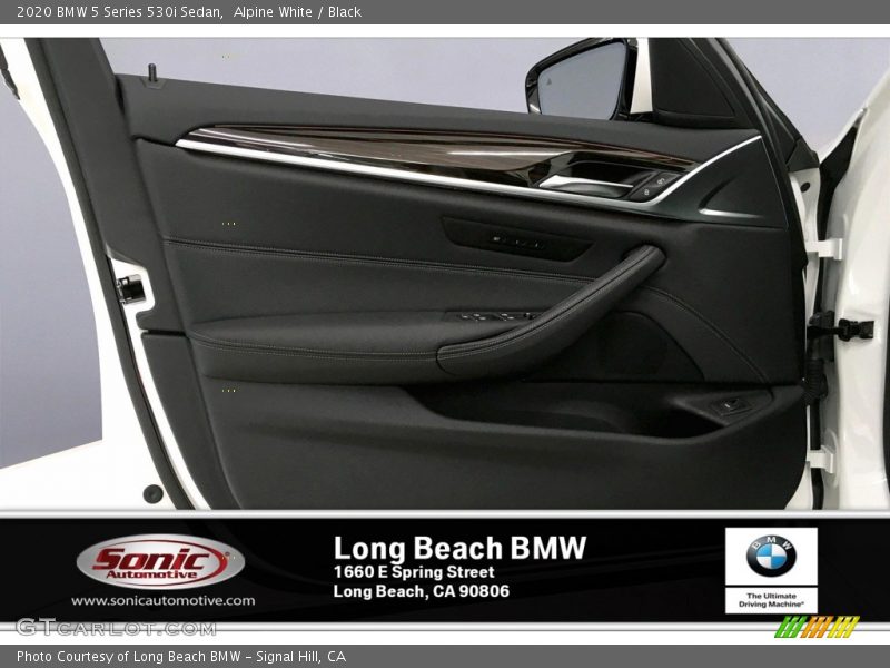 Alpine White / Black 2020 BMW 5 Series 530i Sedan