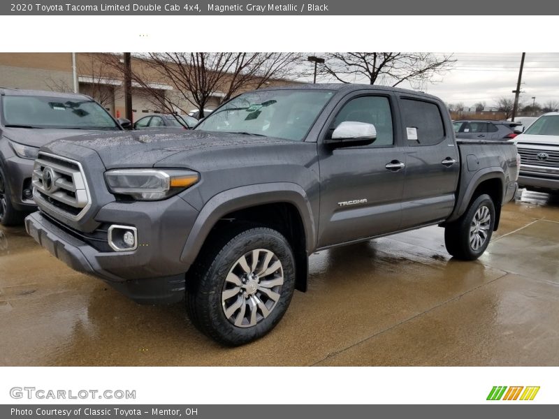 Magnetic Gray Metallic / Black 2020 Toyota Tacoma Limited Double Cab 4x4