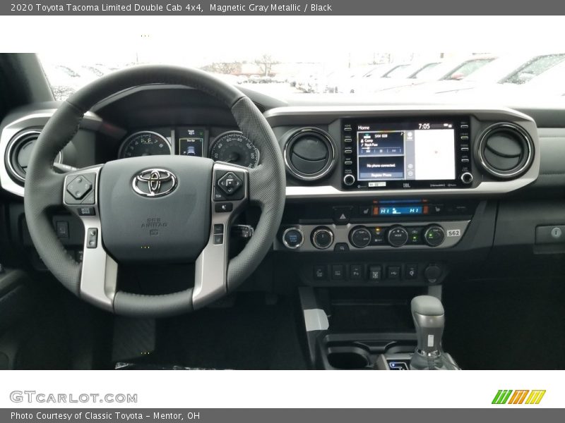 Magnetic Gray Metallic / Black 2020 Toyota Tacoma Limited Double Cab 4x4
