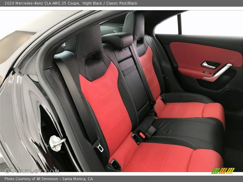 Rear Seat of 2020 CLA AMG 35 Coupe