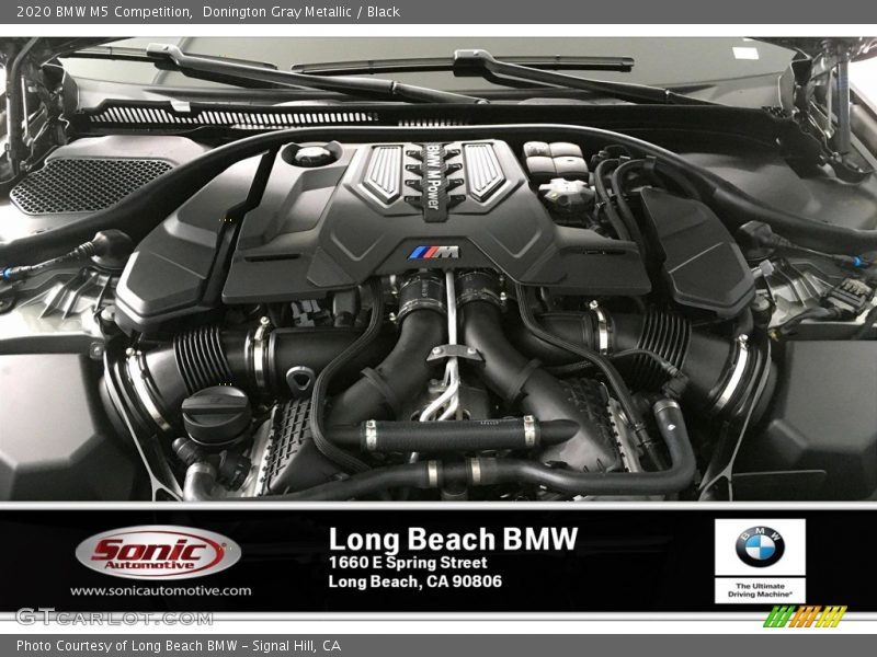 Donington Gray Metallic / Black 2020 BMW M5 Competition