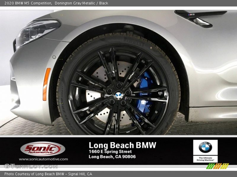 Donington Gray Metallic / Black 2020 BMW M5 Competition