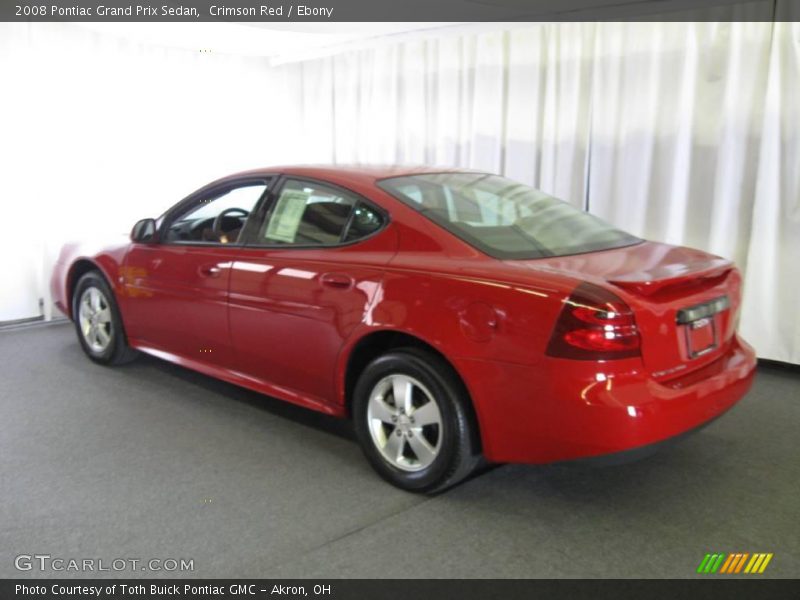 Crimson Red / Ebony 2008 Pontiac Grand Prix Sedan