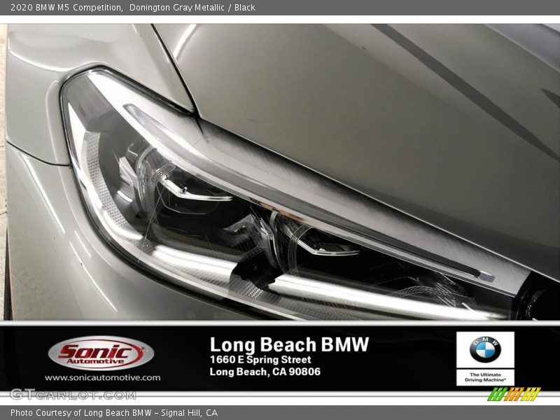 Donington Gray Metallic / Black 2020 BMW M5 Competition